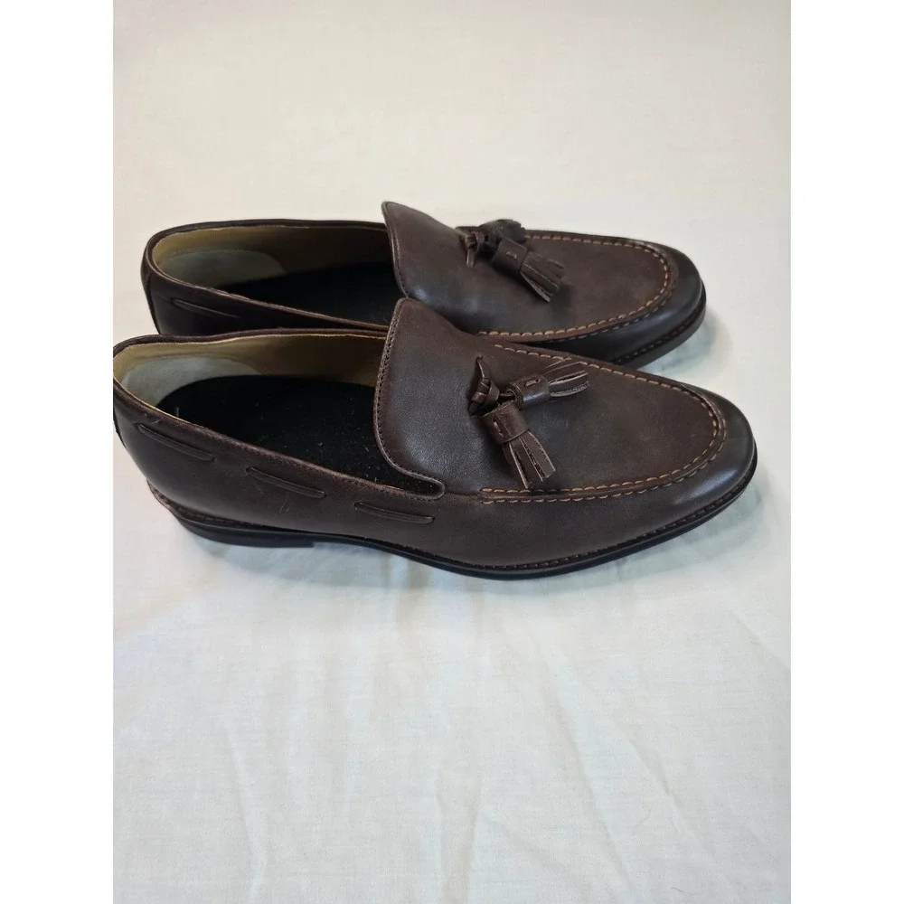 Sperry Top-Sider Mens Gold Cup Exeter Leather Tassel Loafers Shoes Size 10 EUC